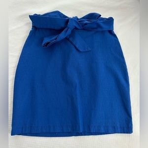 Vibrant blue skirt